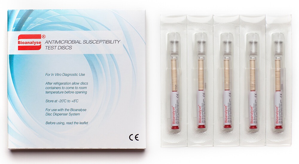 Bioanalyse® Antimikrobiyal Duyarlılık Test Diskleri (Antibiyogram)